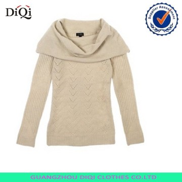 Cowl neck ladies pullover,2015 ladies pullover,boutique ladies pullover