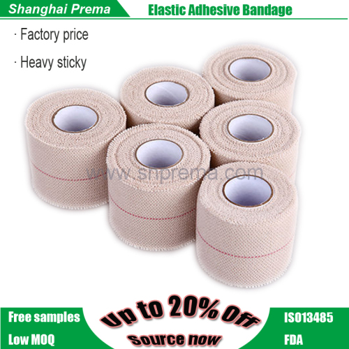 Quality First FDA APPROVED Hot Melt Glue Cotton Heavy Elastic Adhesive Bandage Tape