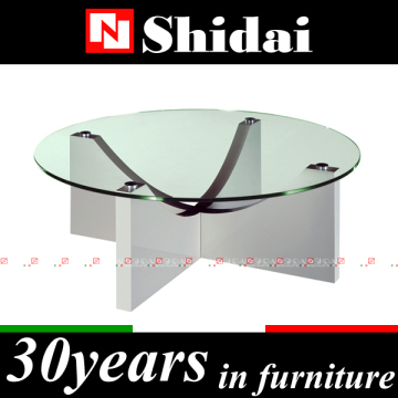 Living room coffee table /wooden base coffee table / glass top coffee table TA83