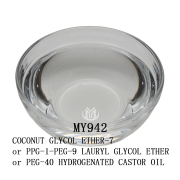 COCONUT GLYCOL ETHER-7 or PPG-1-PEG-9 LAURYL GLYCOL ETHER or PEG-40 HYDROGENATED CASTOR OIL