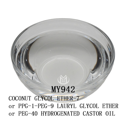 COCONUT GLYCOL ETHER-7 or PPG-1-PEG-9 LAURYL GLYCOL ETHER or PEG-40 HYDROGENATED CASTOR OIL