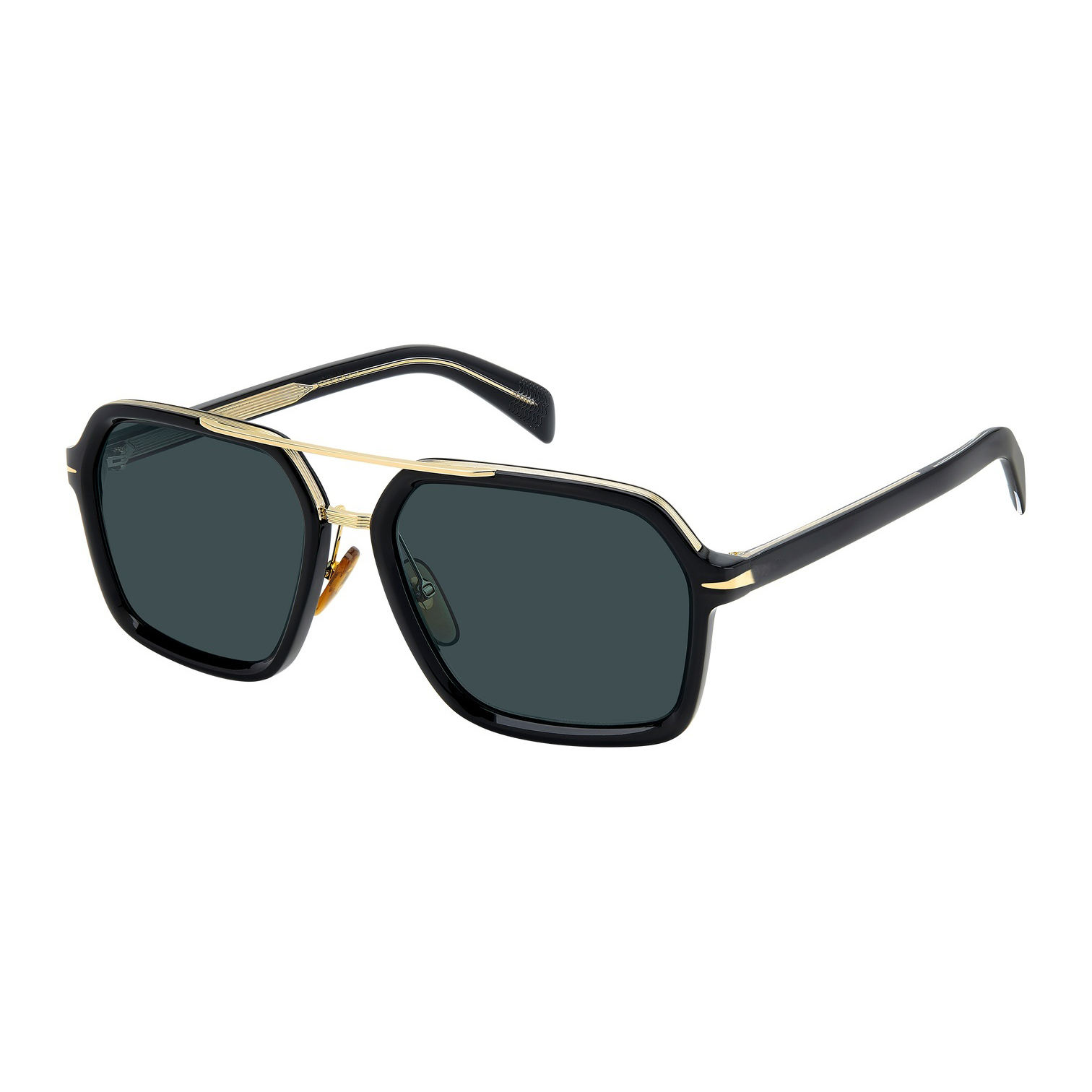 Vintage Square Double Bridge Sun Glasses
