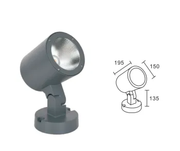 SYA-618-24 Adjustable ip65 garden spot lighting outdoor dc24v low voltage ground spike light