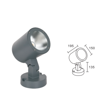 SYA-618-24 Adjustable ip65 garden spot lighting outdoor dc24v low voltage ground spike light