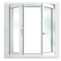 Custom Made Environment Friendly PVC Casement Windows