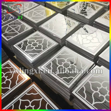 2016 artistic mirror aluminum 300x300 insulated ceiling panels
