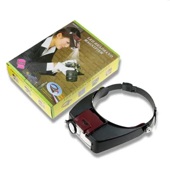 MG81007-A 2018 Hot Sell Illuminated Dual Lens Flip-in Head Magnifier