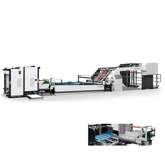 High Speed Cardboard Corrugated Paper Laminating and Flip Flop Machine YB-1450HS/1650HS