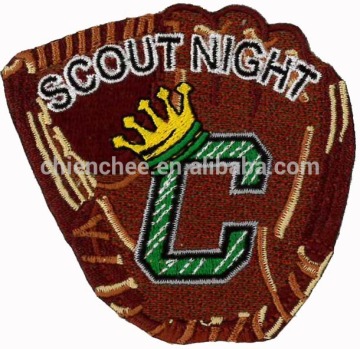Embroidered Patches - Sew-on Scout Night Glove for Boy/Girl Scounts (Patch/Emblem/Badge/Label/Crest/Insignia)