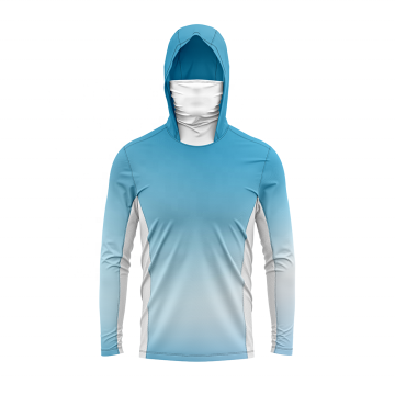 Custom Logo Anti-Sweat Long Sleeve Fishing Shirt UPF 50