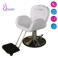 Barber chair with round base