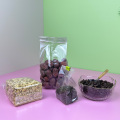 Wholesale Custom 100% Biodegradable PLA Folding Clear Flat Bottom Gusset Cellophane Bags