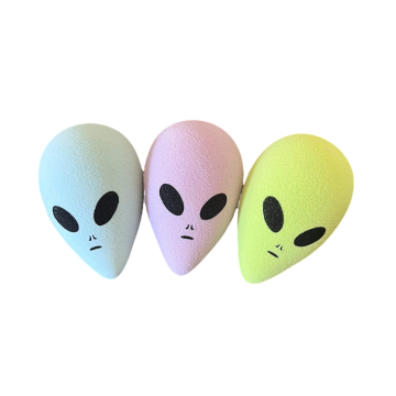 Custom Alien Halloween Vegan Beauty Sponge - Private Label Latex Free Makeup Blender