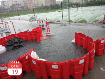 Freestanding anti-flood dam flood barrier boxwall
