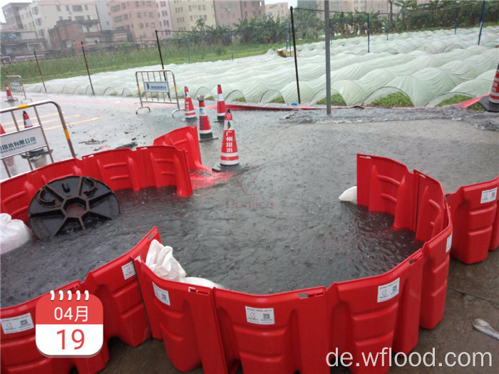 Freistehende Anti-Flood-Damm-Hochwasser-Barrierwall