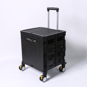 Portable Foldable Shopping Trolley with 4 Wheels: Your Convenient Hand Truck and Trolley Cart Solution
