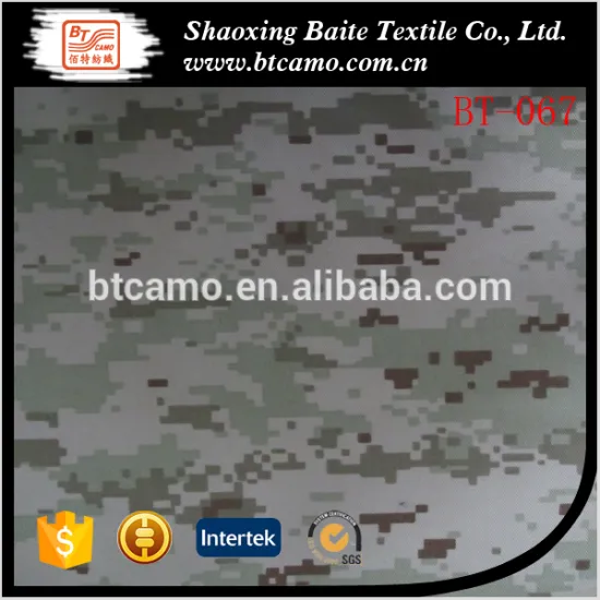 Twill Military Desert Digital Camouflage Army Printed Fabric