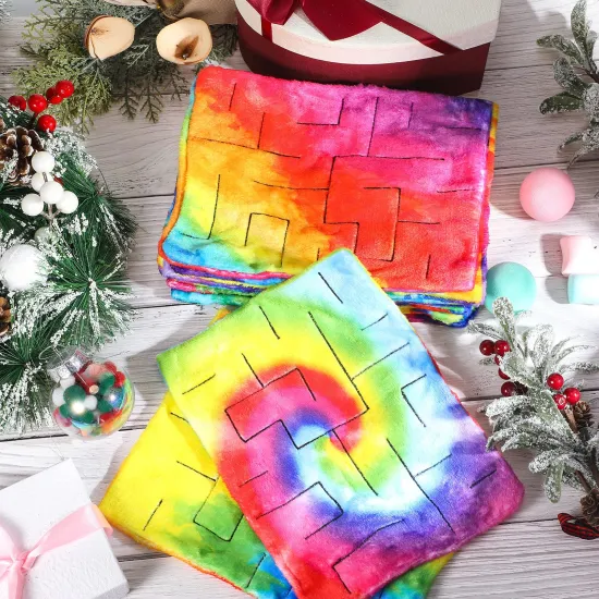 9-Piece Flannel Autism Sensory Toy Set: Educational Fidgets, Montessori Activities, and a Baby-Friendly Marble Maze Mat for Kids