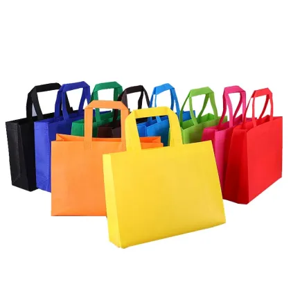 Wenzhou Hengji Cheap Reusable Grocery Bags 70gsm Non Woven Shopping Bags