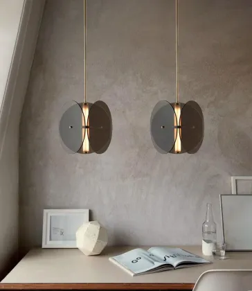 Frosted Glass Arch Pendant 01 by Douglas and Bec