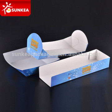 Fish and chips custom printed boat Paper Food Tray
