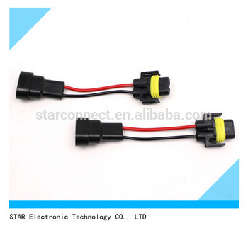 wholesale auto car 9005 9006 connector wire harness for Headlight