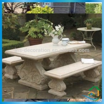 Artificial sandstone garden furniture