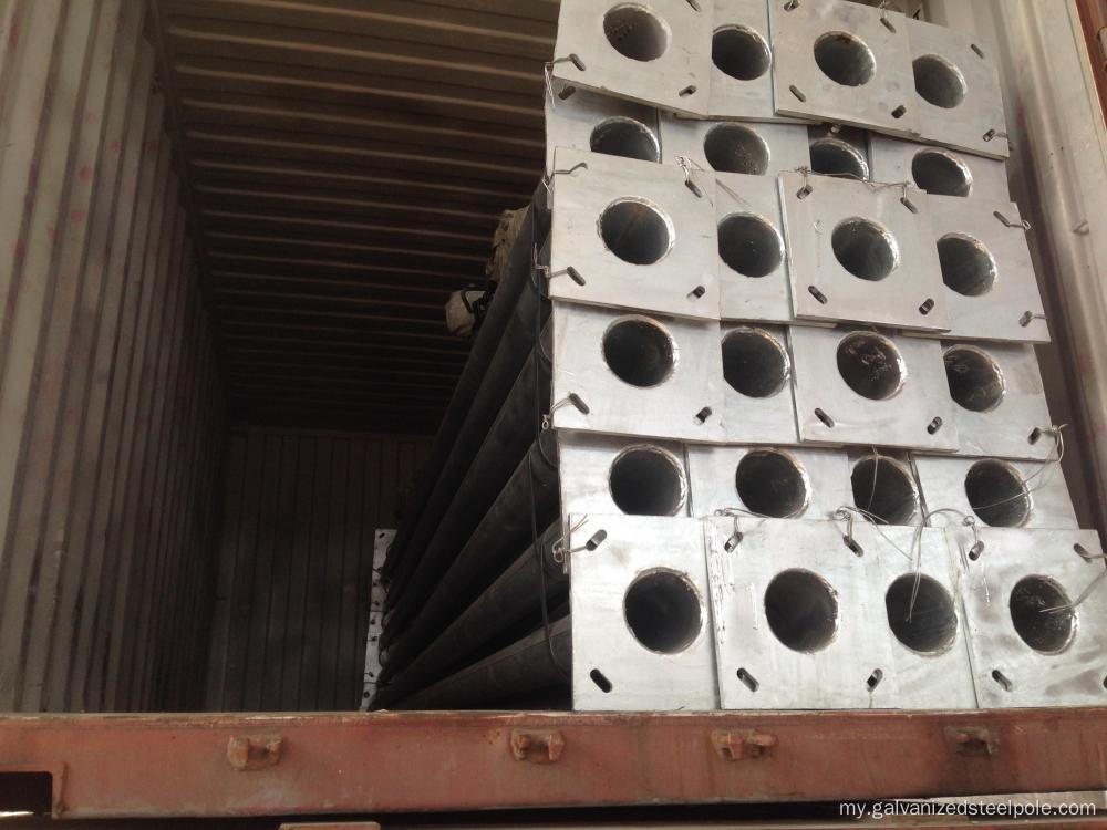 6M-12M hot dip galvanized လမ်းအလင်းသံမဏိတိုင်