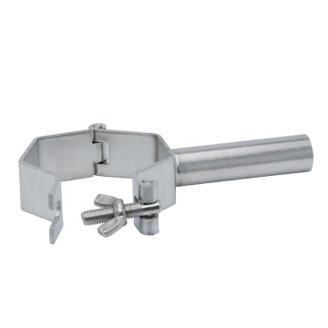Sanitary Stainless Steel SMS SS304 DN150 TH3 DIN Hexagonal Pipe Hanger with PTFE Gasket