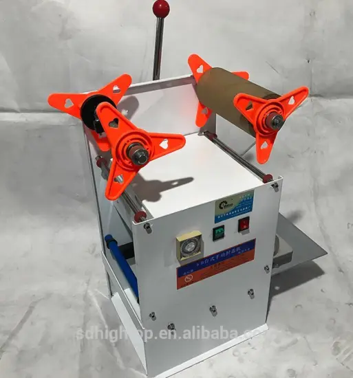 bubble tea jelly yogurt and Nespresso coffee capsules cup sealing machine