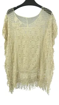 2021 Women's Hollow-out Hook Summer Top