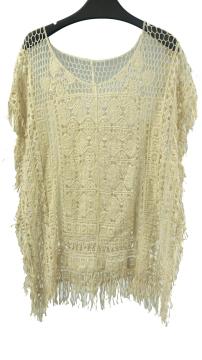 2021 Women's Hollow-out Hook Summer Top