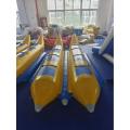 Doppelte Reihe schwimmendes aufblasbares Bananenboot