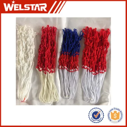 high quality PE/PP multi-color custom sports net basketball ring net