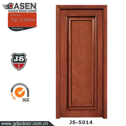 teak wood natural veneer bedroom door