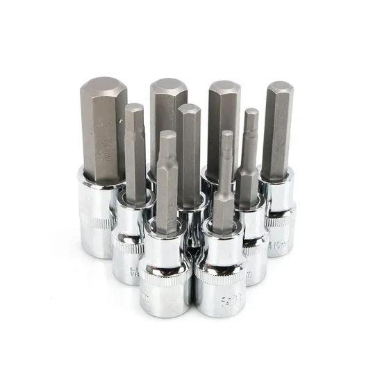 Title: "1/2\" 10mm S2 Alloy Torx Bit Set including 12 Point Spline Socket Bits for Sizes M10, M12, M14, M16 - 100mm Length