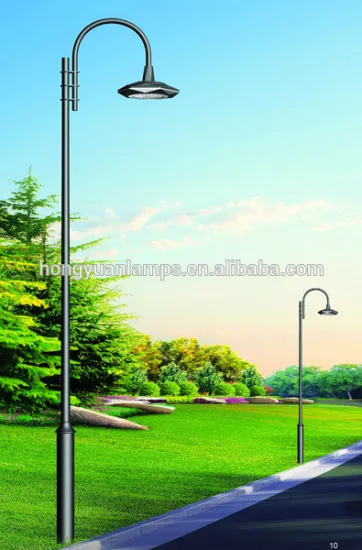 HY 2.5m3m4m galvanized with painting with bracket garden light pole