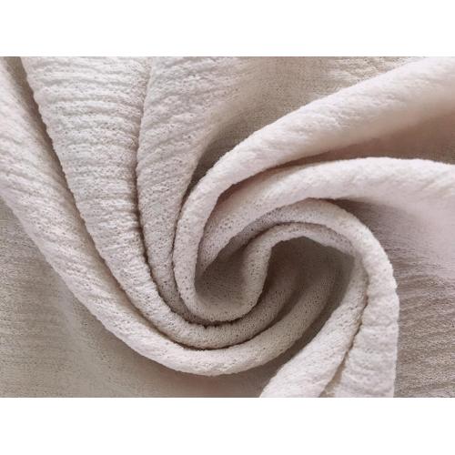 Crepe Plain Jacquard Fabric