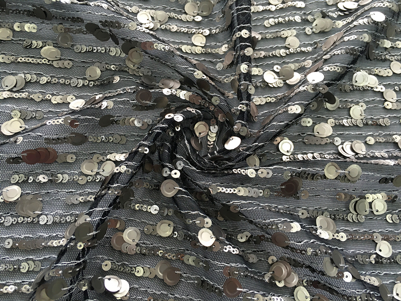 3mm Paillette Embroidery Fabric 