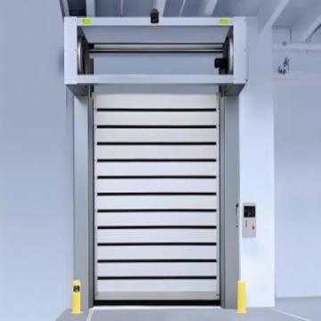 Food processing plant aluminum industrial sectional door