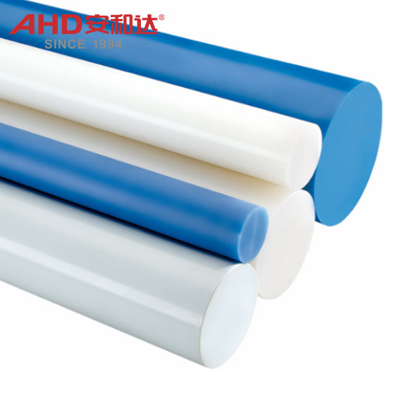 blue white uhmwpe rods