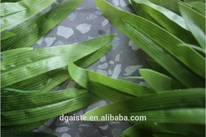 man made bamboo leaf branches artificial rubberized silk cloth decoration bamboo leaf