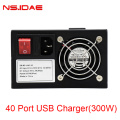 40 Ports USB -Ladegerät 300W Strom