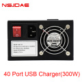 40 puertos USB Charger 300W Potencia