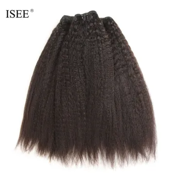 Malaysian Human Virgin Hair Kinky Straight Hair