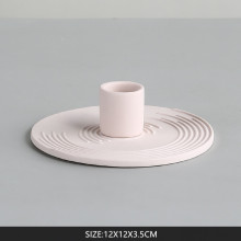 Creamic candlestick holder for candle