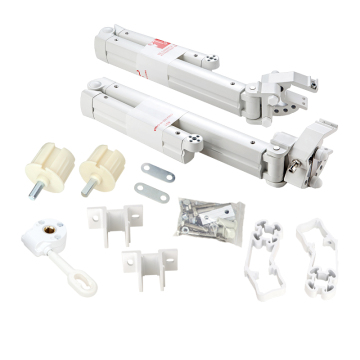 Powder Coated Aluminum Awning Arm Set with Gearbox for Guangzhou Outdoor Retractable Blinds Factory