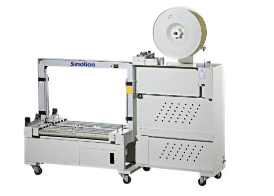 Automatic on-line cartons strapper