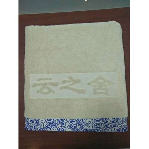 Cotton Jacquard with yarn-dyed towel