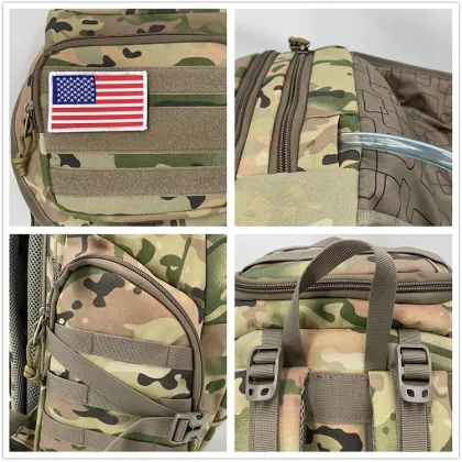 Tactical Camouflage Hydration Backpack for Men